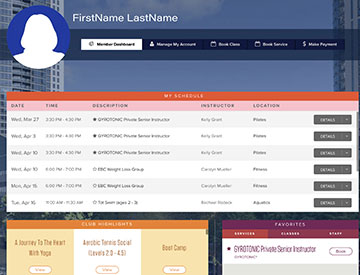 Member Dashboard Member Dashboard